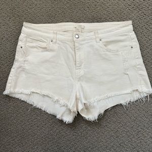 H&M Off White/Cream Shorts